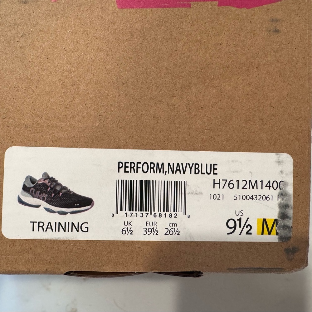 Ryka Women's Navy Blue and Pink Athletic Shoes NIB Size 9.5 - Picture 6 of 6